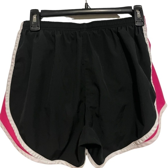 Nike Black and Pink Dri Fit Shorts With Liner Size Medium - Picture 2 of 6